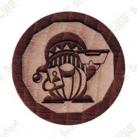 Wooden coin - Christmas GeoGnome 1