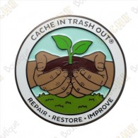 Geocoin "CITO - Repair * Restore * Improve" 2025